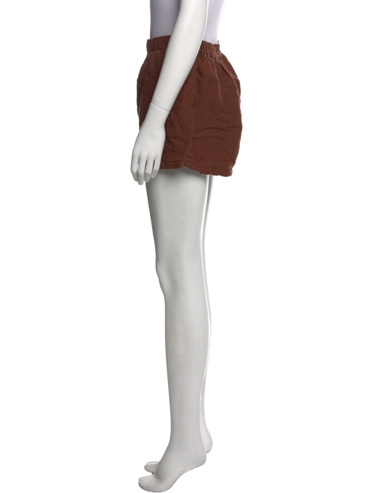 Deiji Studios Linen Mini Shorts