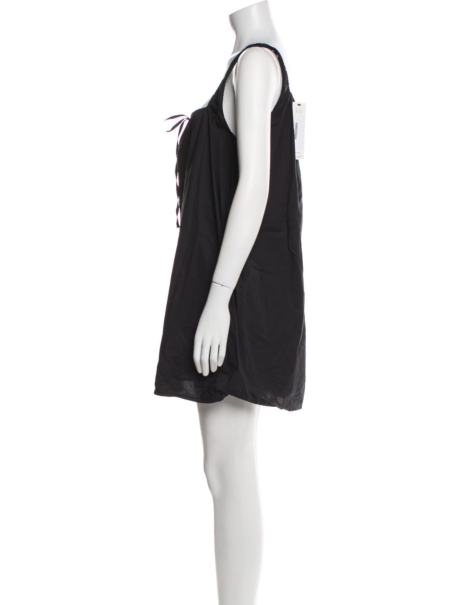 Deiji Studios Square Neckline Mini Dress
