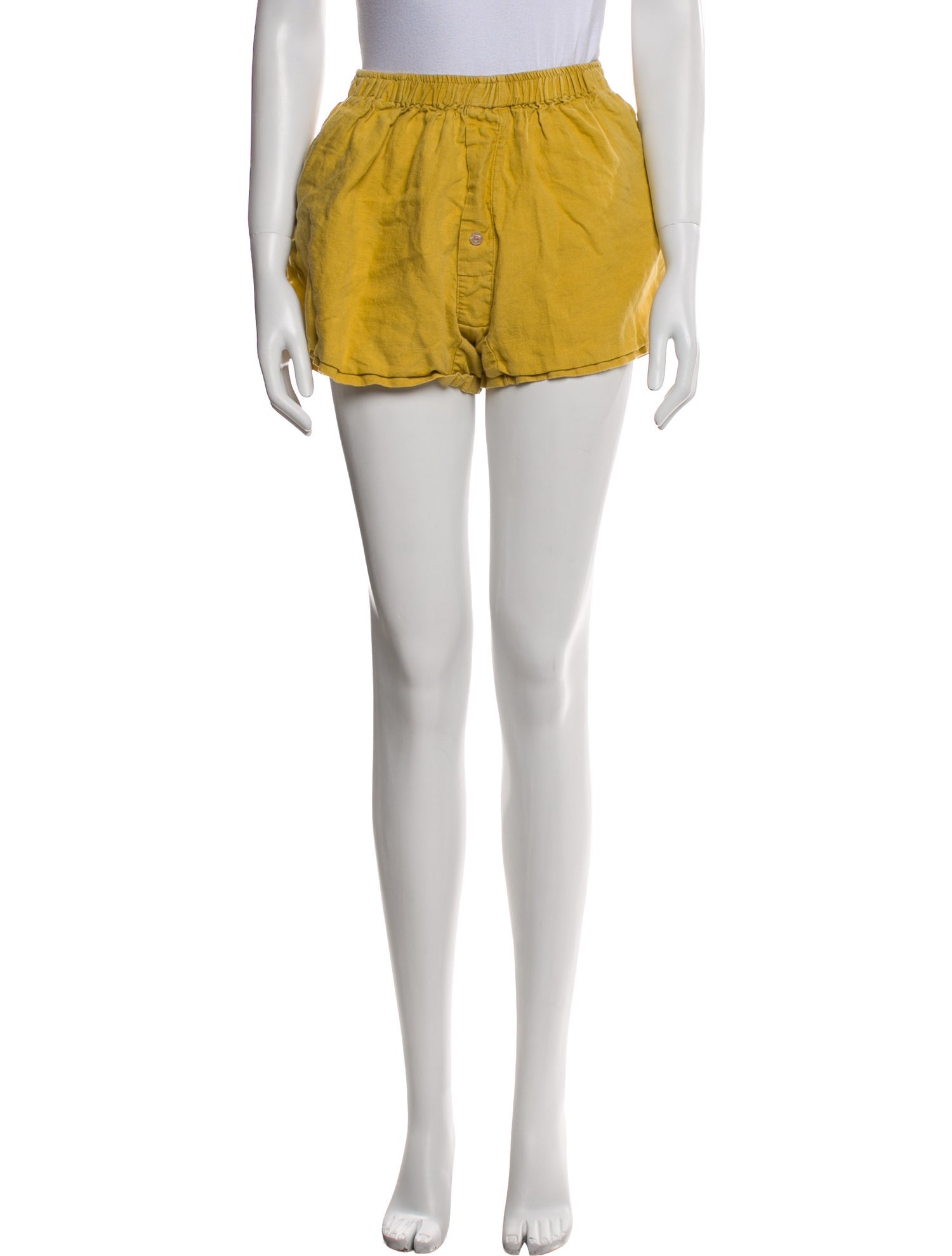 Deiji Studios Linen Mini Shorts