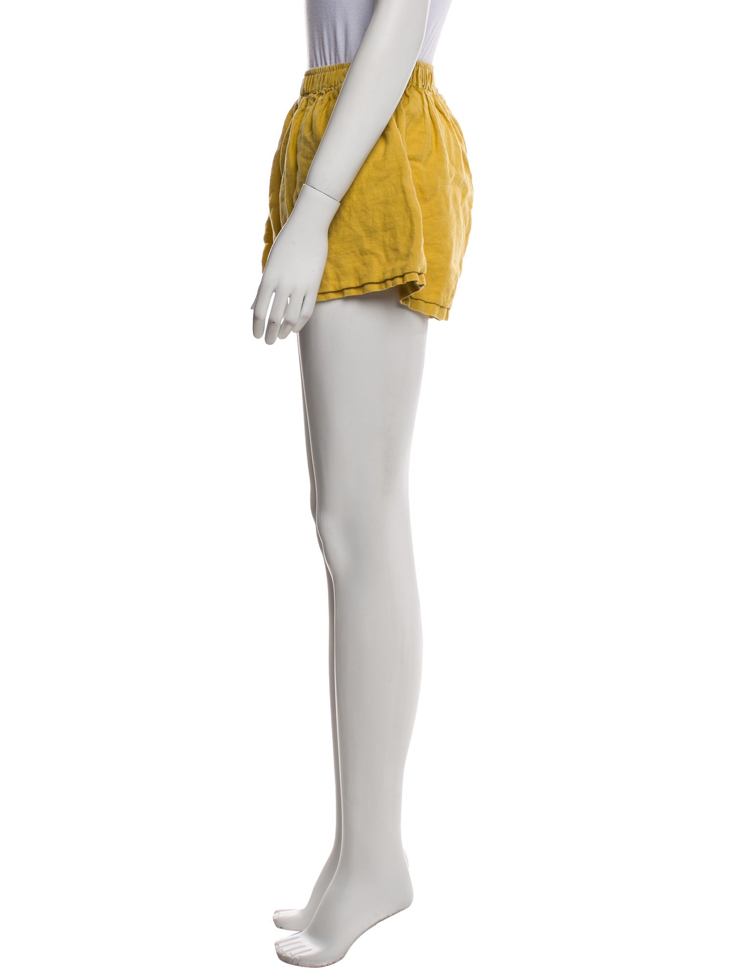 Deiji Studios Linen Mini Shorts