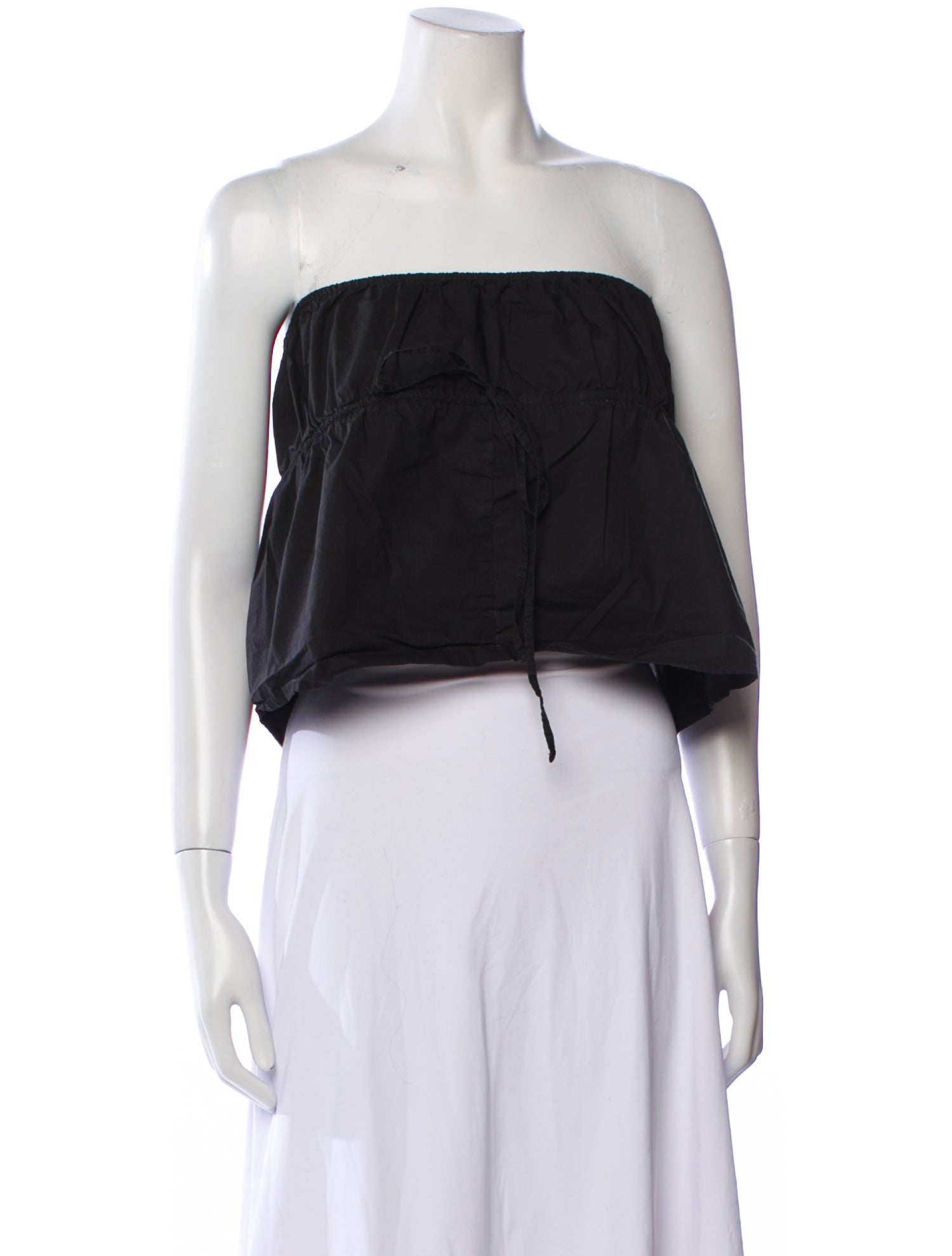 Deiji Studios Strapless Crop Top