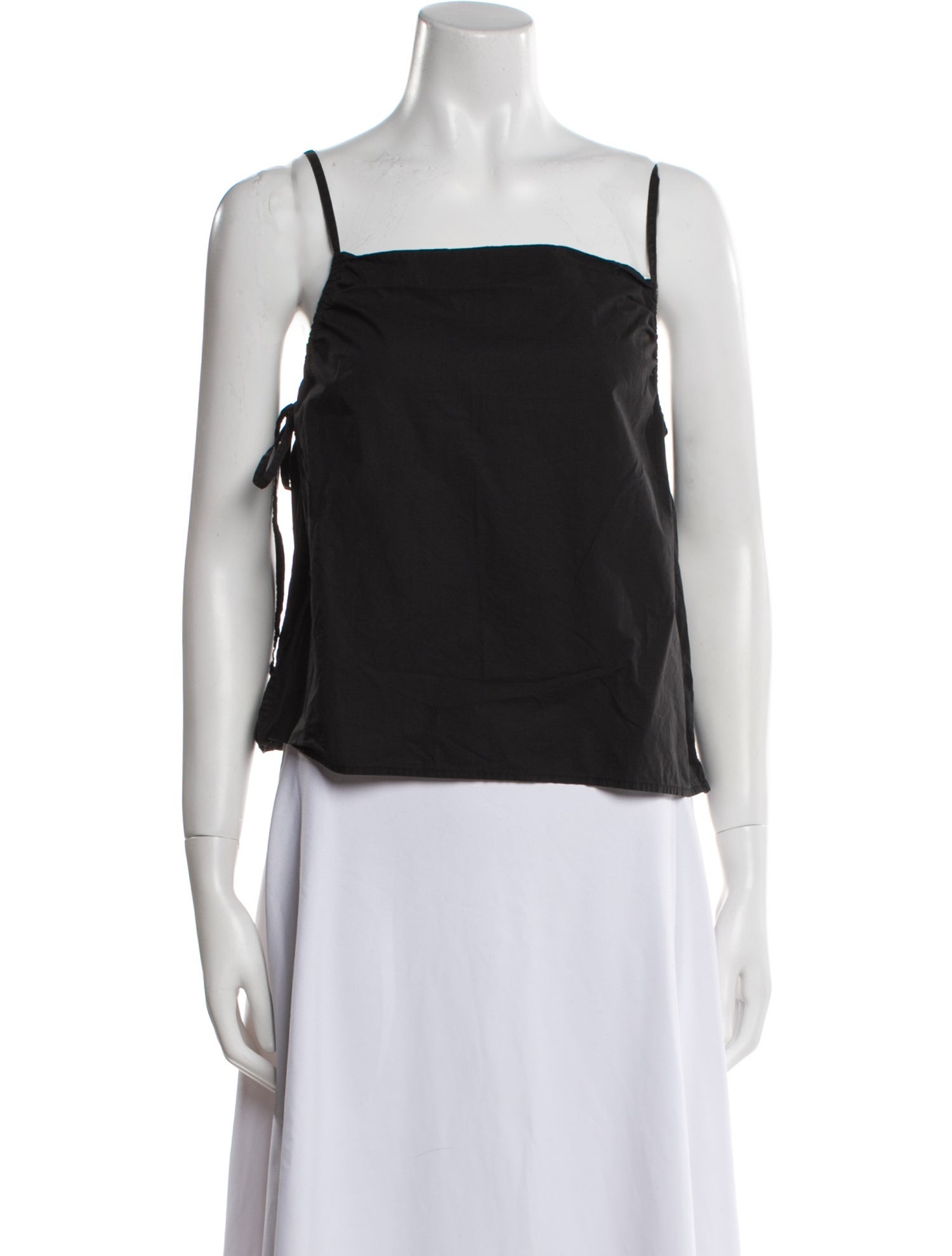 Deiji Studios Square Neckline Sleeveless Crop Top