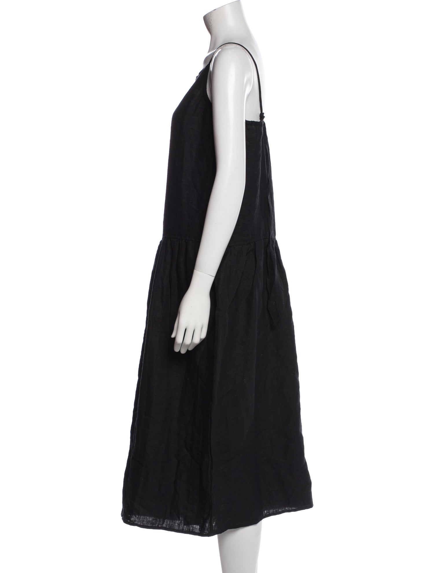 Deiji Studios Linen Midi Length Dress