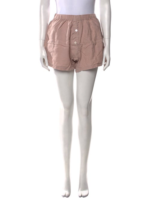 Deiji Studios Linen Mini Shorts