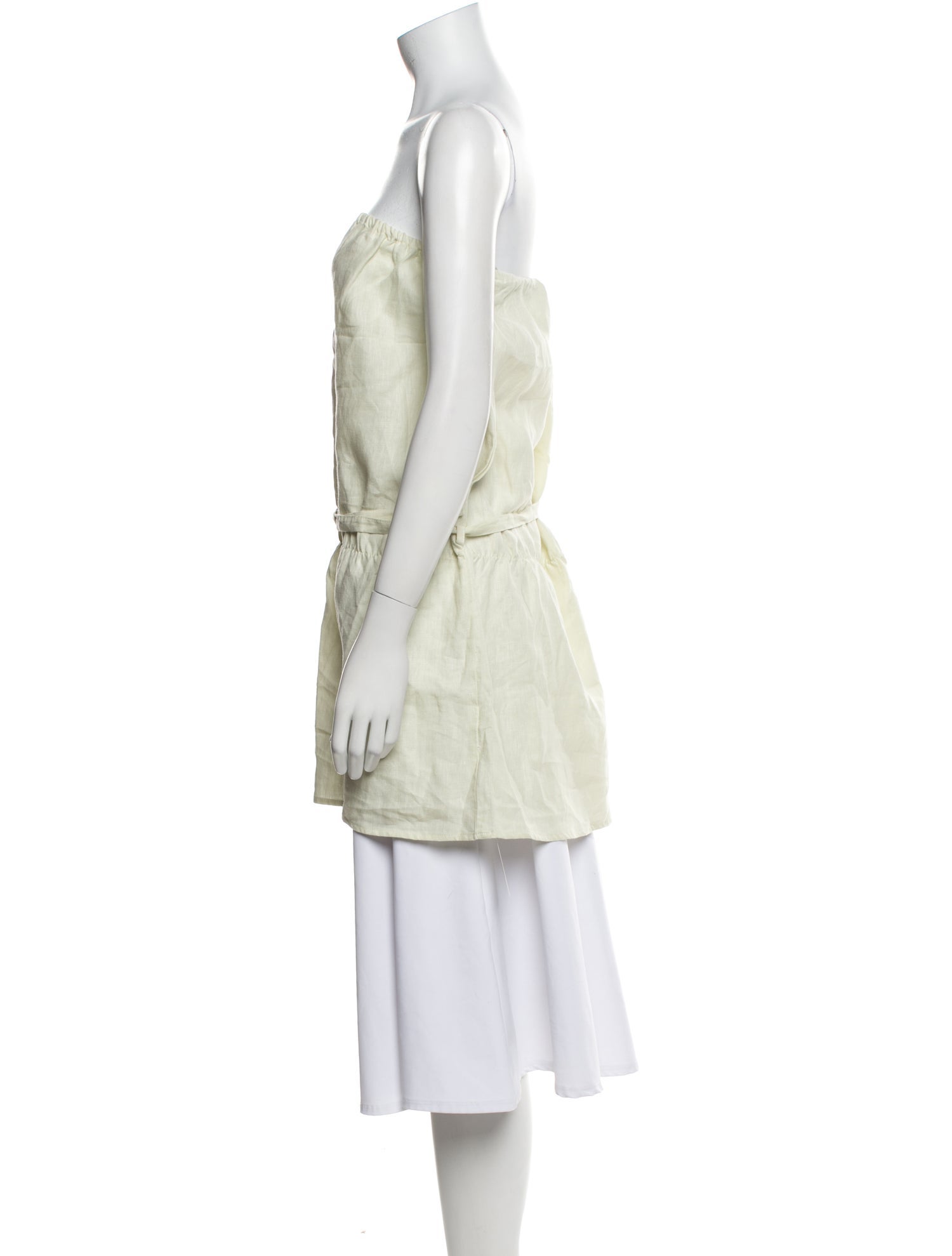 Deiji Studios Linen Strapless Tunic
