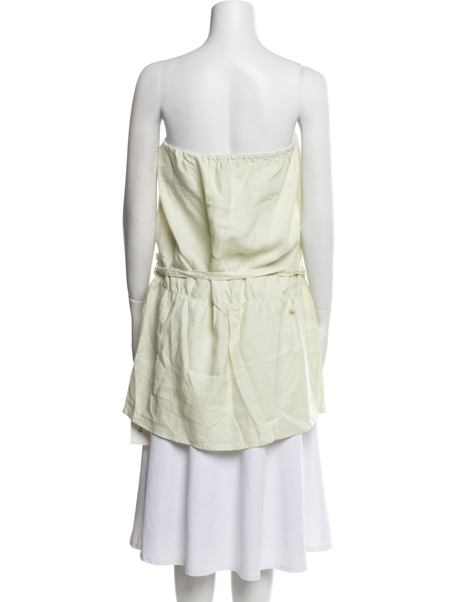 Deiji Studios Linen Strapless Tunic