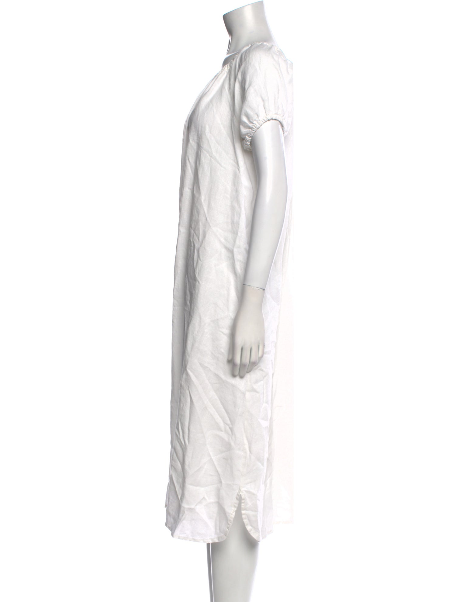 Deiji Studios Linen Midi Length Dress