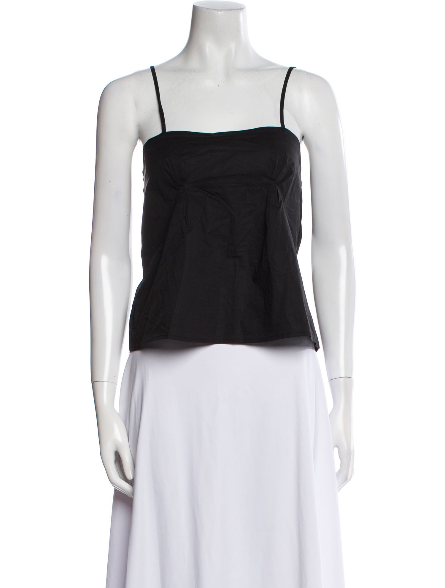Deiji Studios Square Neckline Sleeveless Crop Top