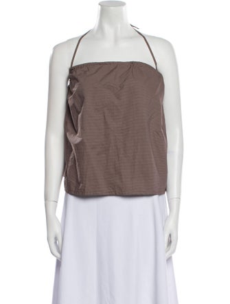 Deiji Studios Square Neckline Sleeveless Top