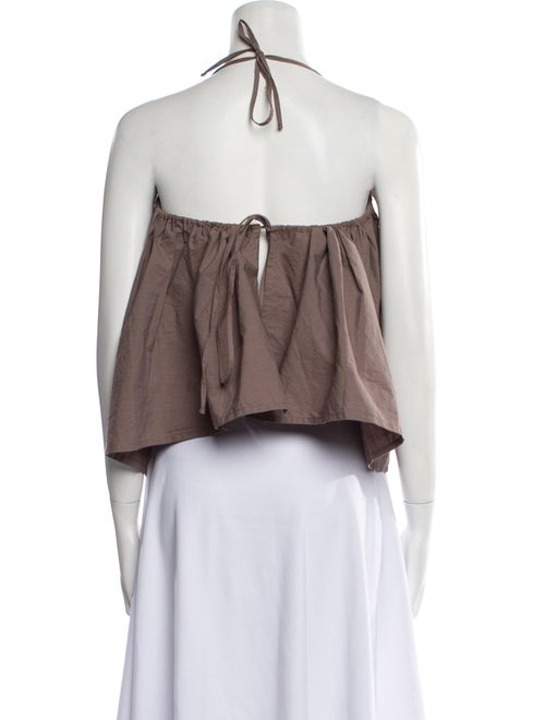 Deiji Studios Square Neckline Sleeveless Top