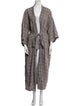 Deiji Studios Linen Printed Coat