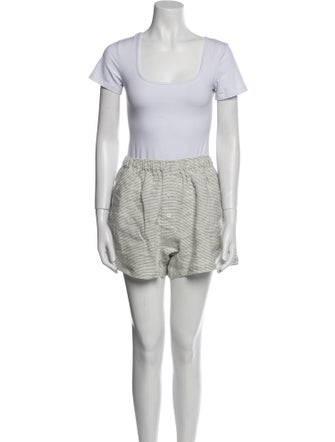 Deiji Studios Linen Striped Short Set