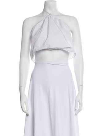 Deiji Studios Halterneck Sleeveless Crop Top