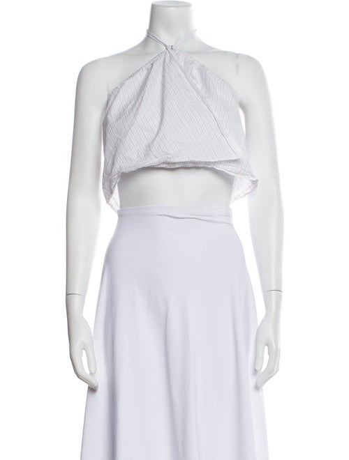 Deiji Studios Halterneck Sleeveless Crop Top