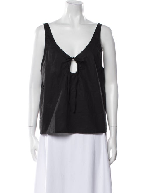 Deiji Studios V-Neck Sleeveless Top