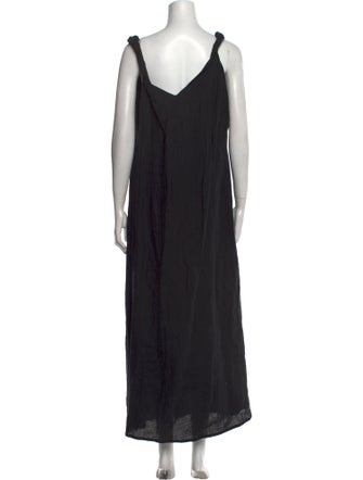 Deiji Studios V-Neck Long Dress