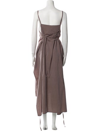 Deiji Studios Square Neckline Long Dress