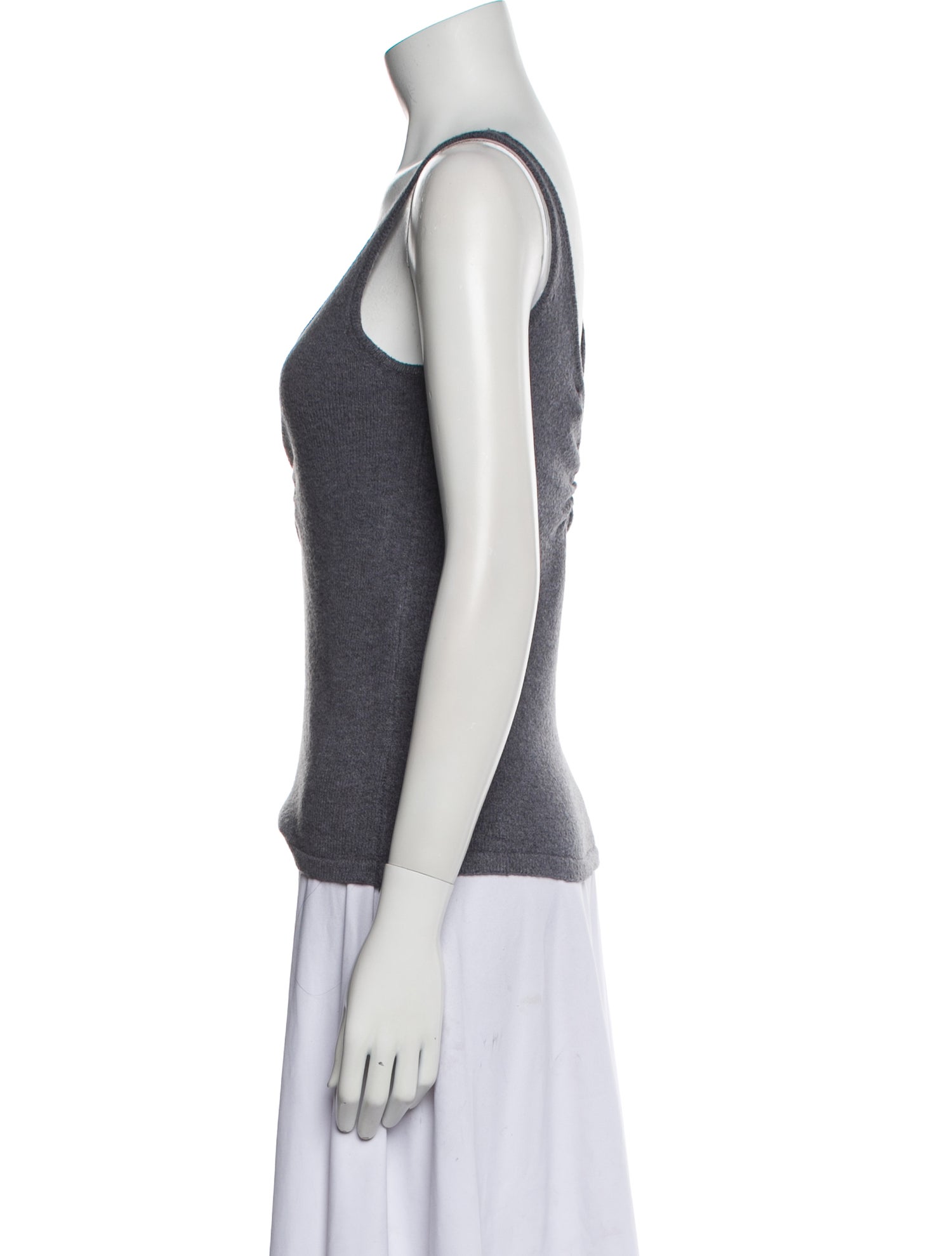 Deiji Studios Square Neckline Sleeveless Top