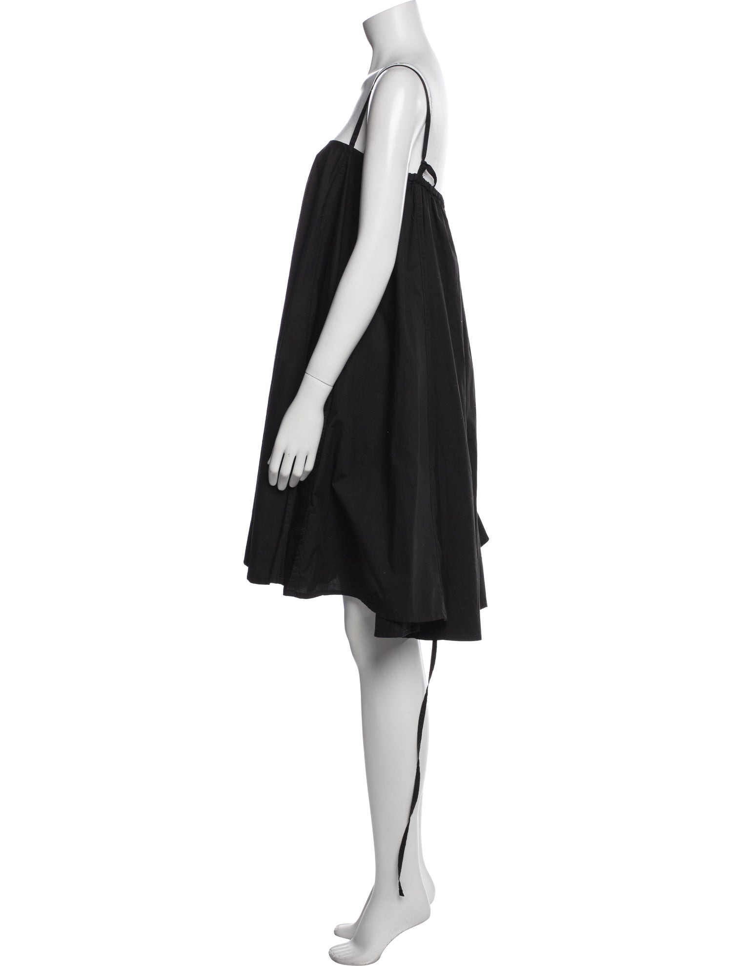 Deiji Studios Square Neckline Knee-Length Dress
