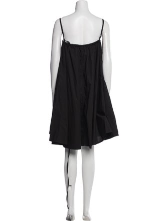 Deiji Studios Square Neckline Knee-Length Dress