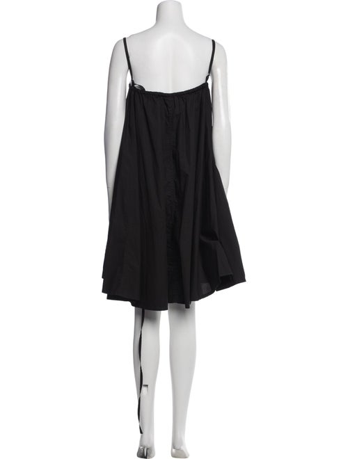 Deiji Studios Square Neckline Knee-Length Dress