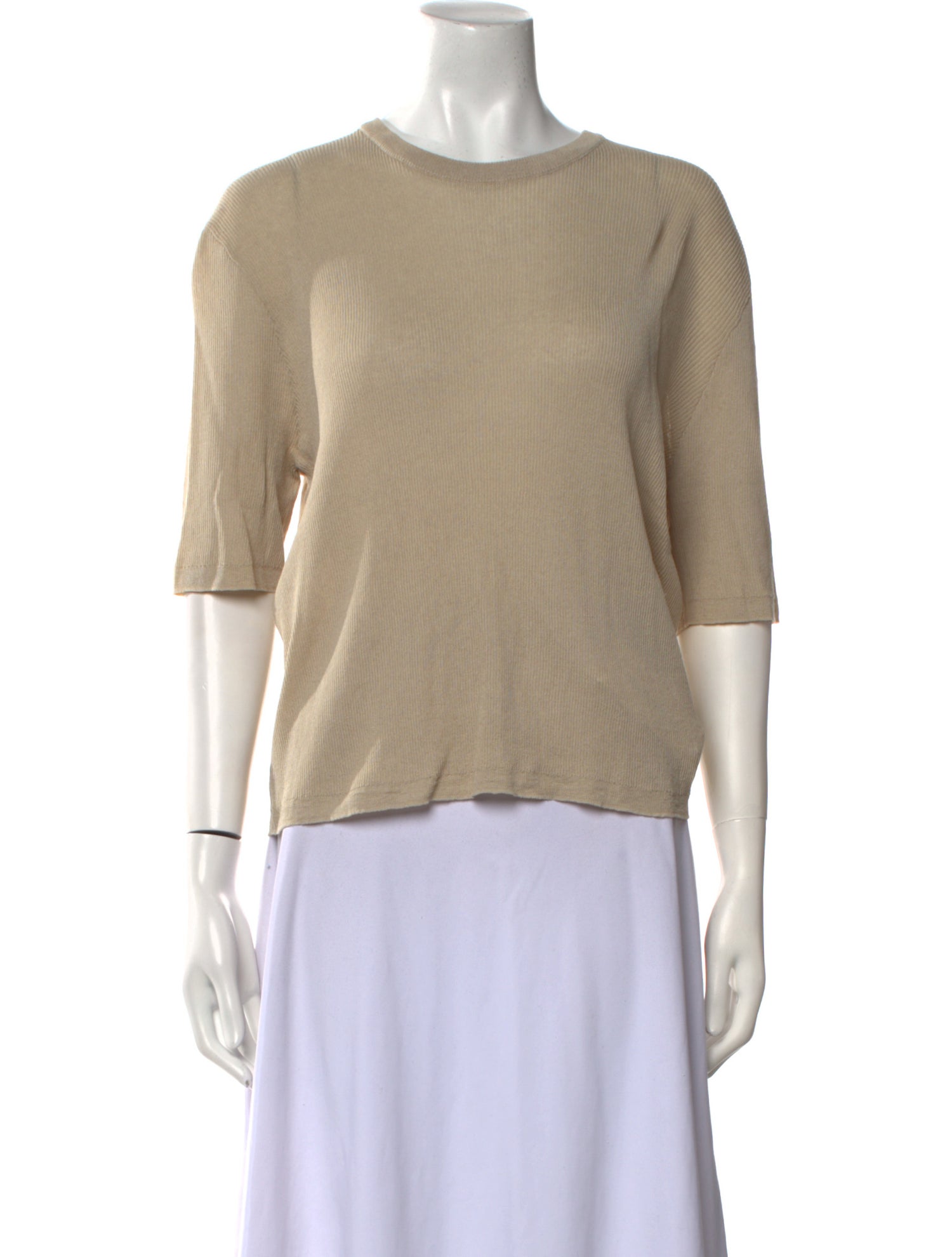 Deiji Studios Scoop Neck Three-Quarter Sleeve Top w/ Tags