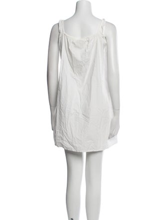 Deiji Studios Square Neckline Mini Dress