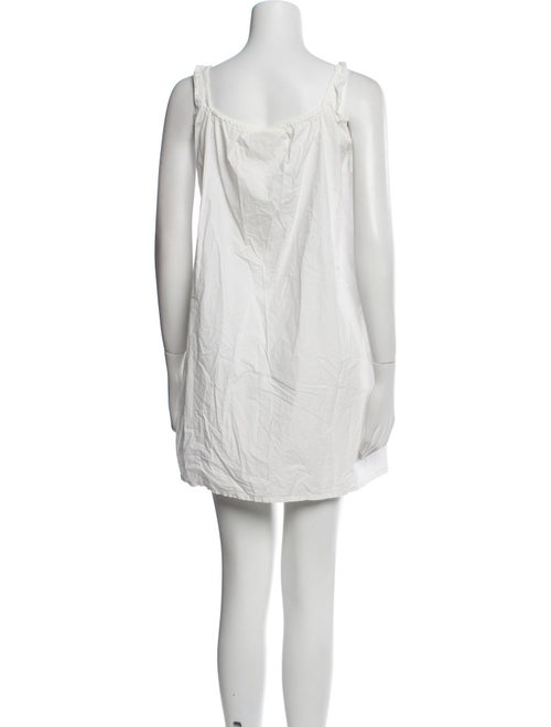 Deiji Studios Square Neckline Mini Dress