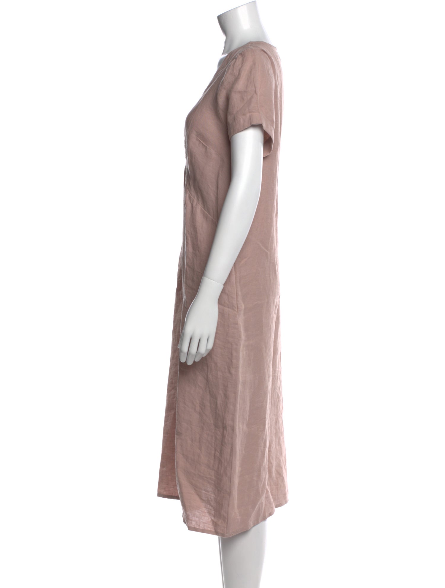 Deiji Studios Linen Midi Length Dress