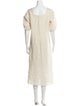 Deiji Studios Linen Midi Length Dress
