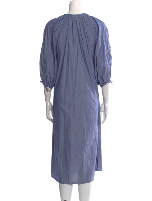 Deiji Studios Linen Midi Length Dress