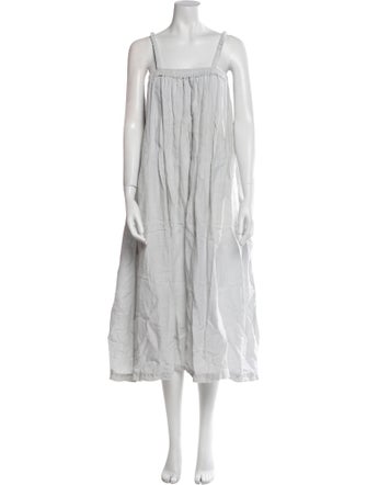 Deiji Studios Linen Knee-Length Dress