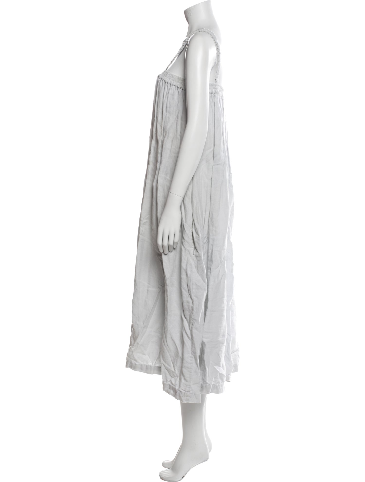 Deiji Studios Linen Knee-Length Dress