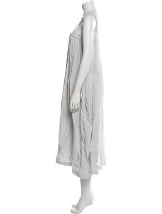 Deiji Studios Linen Knee-Length Dress