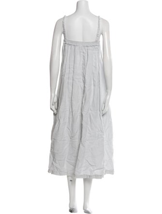 Deiji Studios Linen Knee-Length Dress