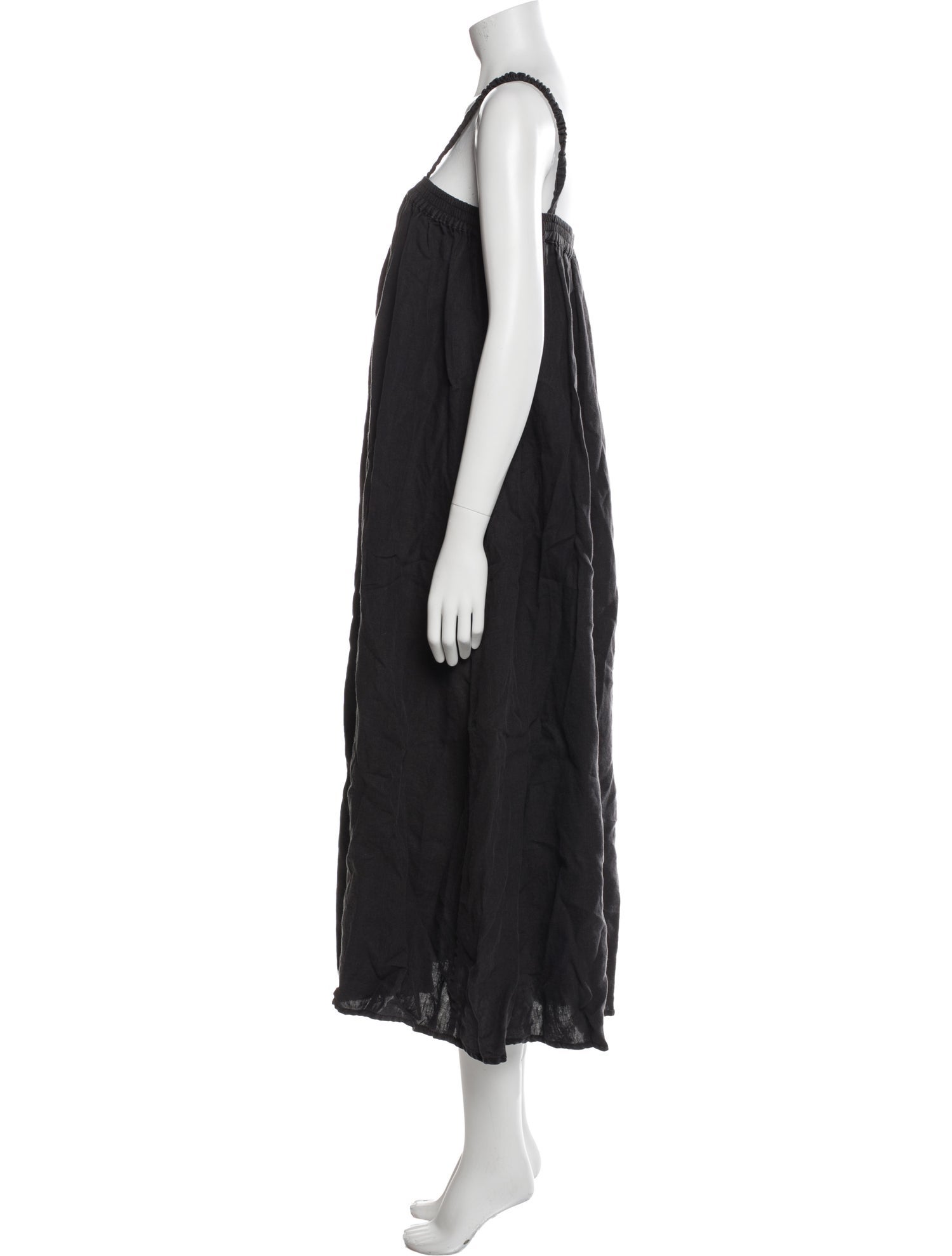 Deiji Studios Square Neckline Knee-Length Dress