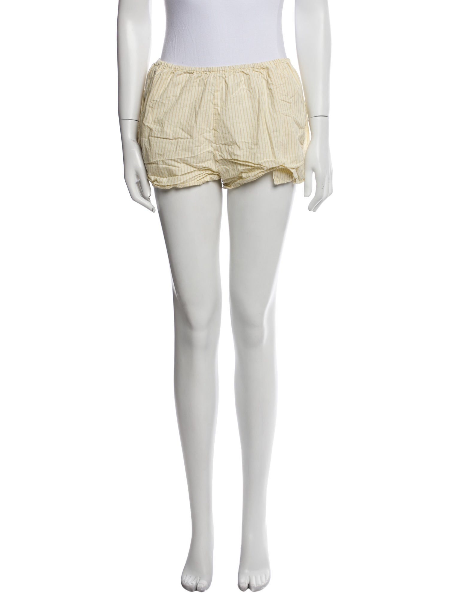 Deiji Studios Striped Mini Shorts