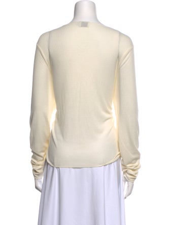 Deiji Studios V-Neck Long Sleeve Top