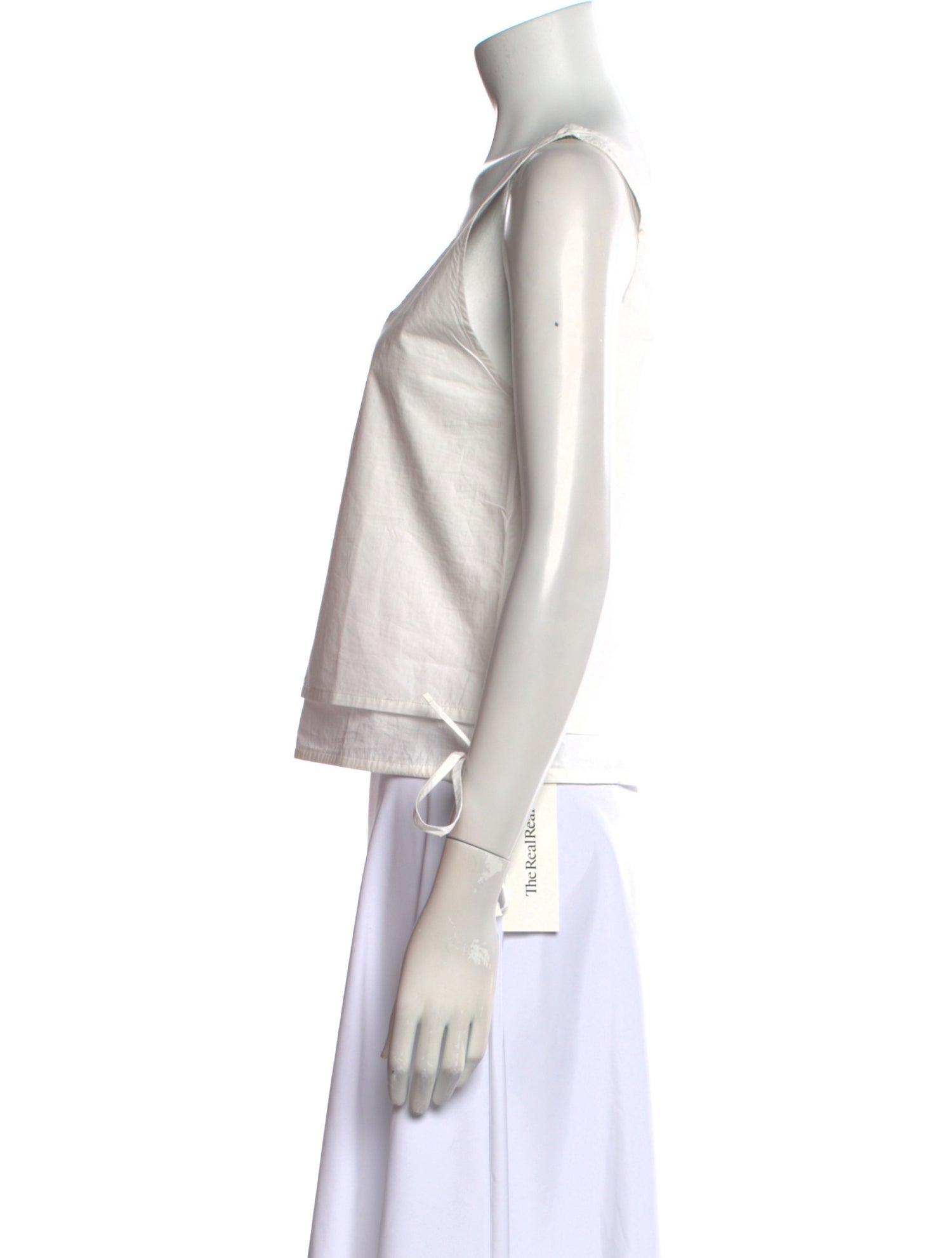 Deiji Studios Scoop Neck Sleeveless Crop Top