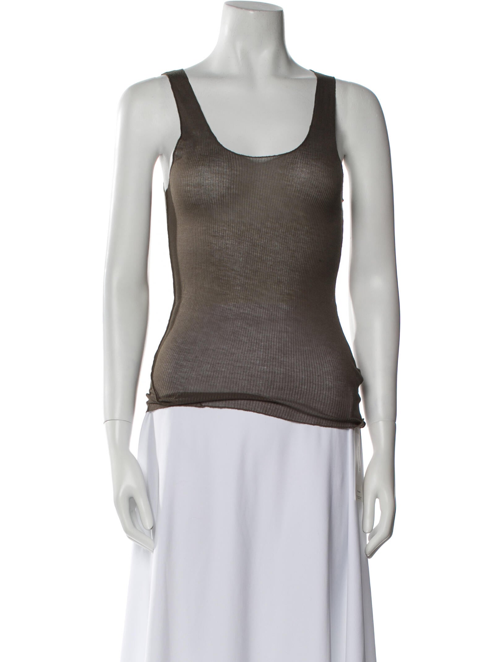 Deiji Studios Silk Scoop Neck Top