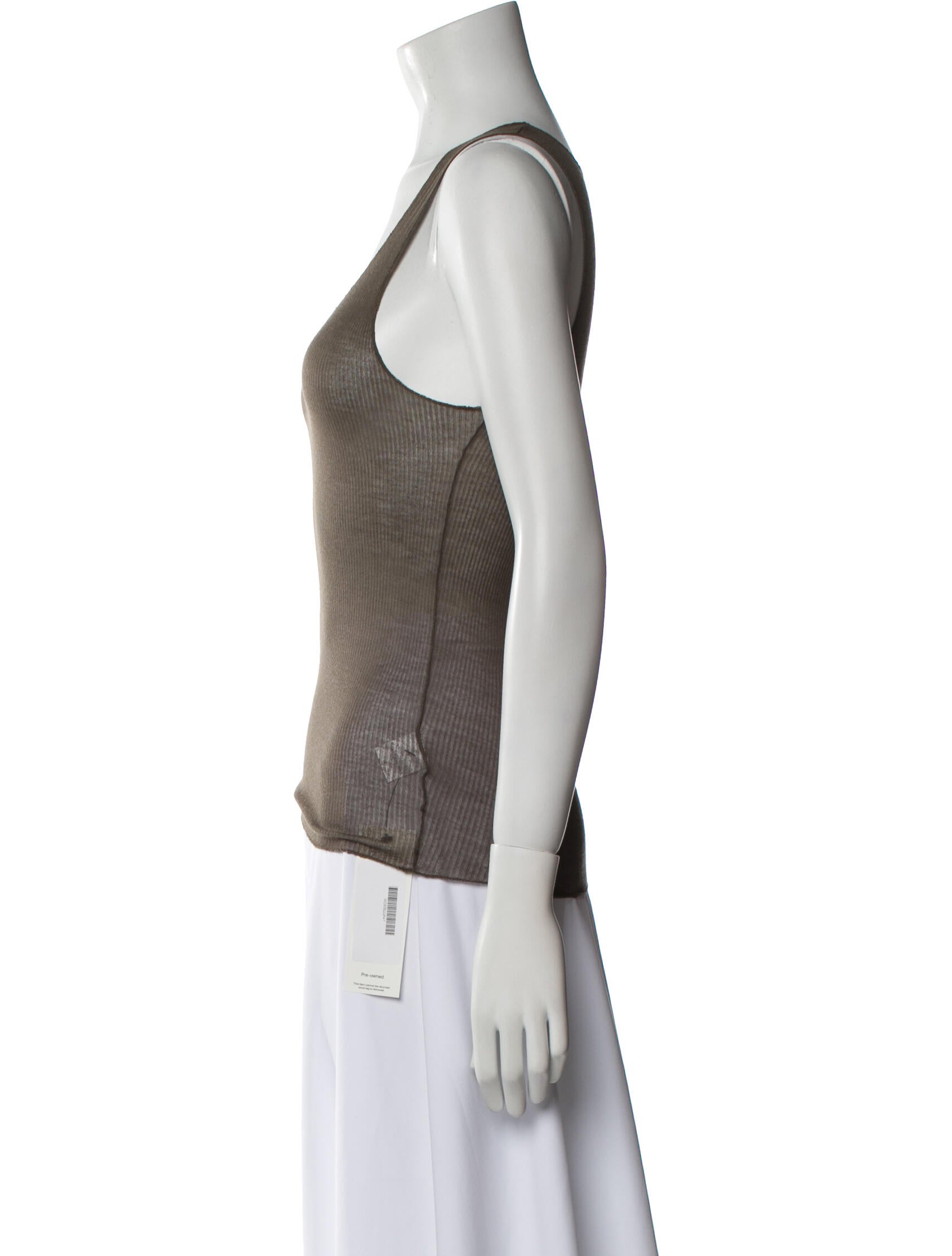 Deiji Studios Silk Scoop Neck Top