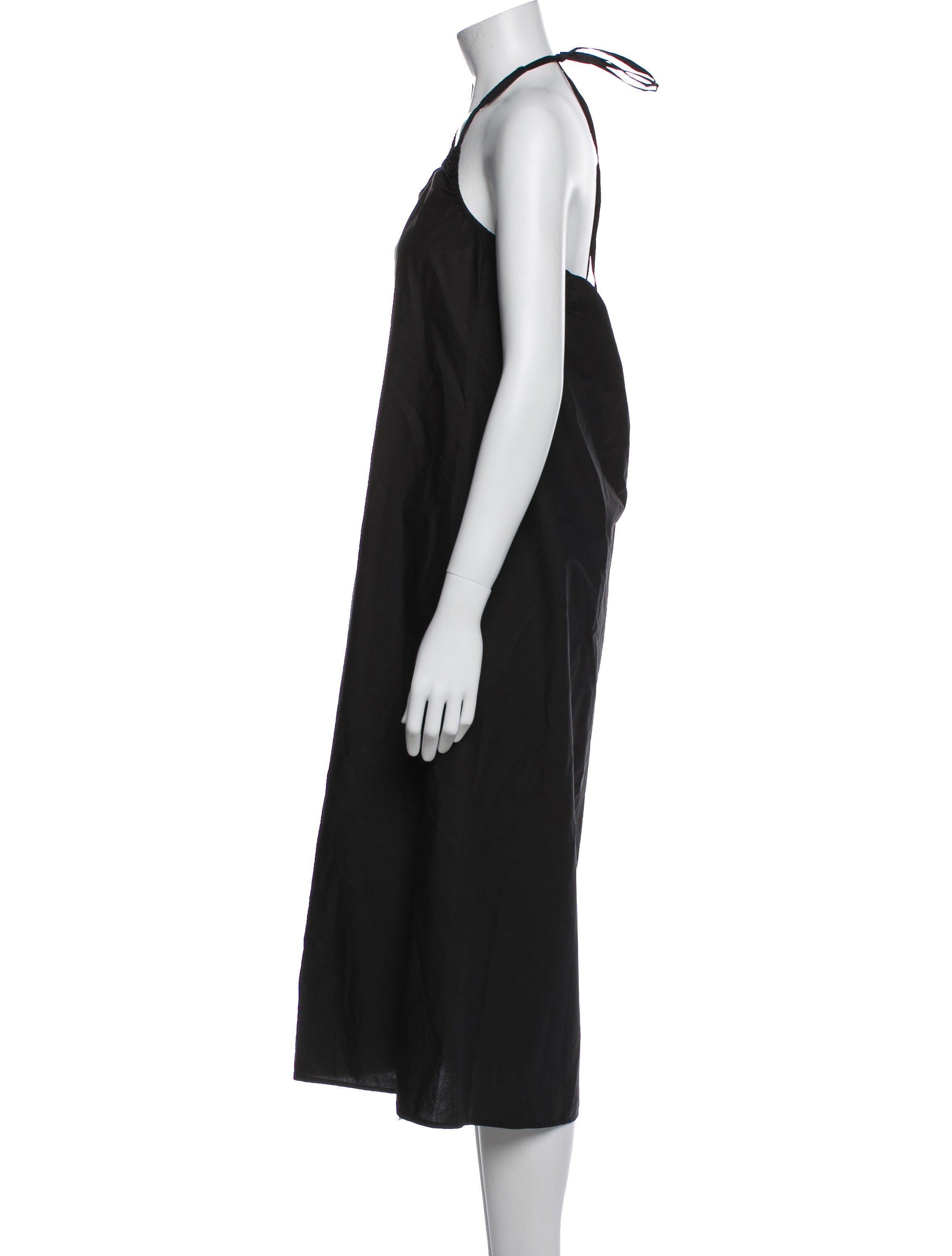 Deiji Studios Linen Midi Length Dress