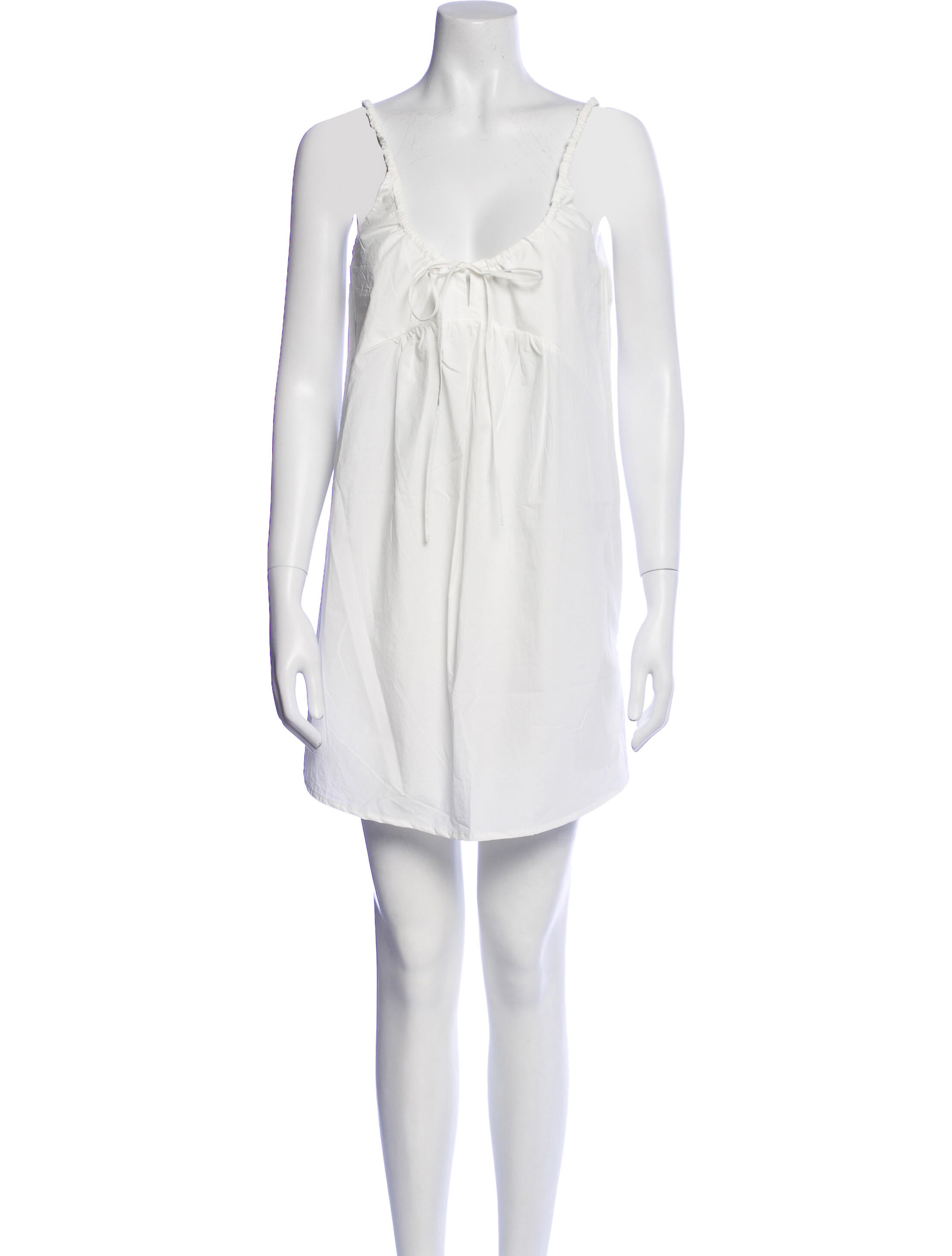 Deiji Studios Scoop Neck Mini Dress