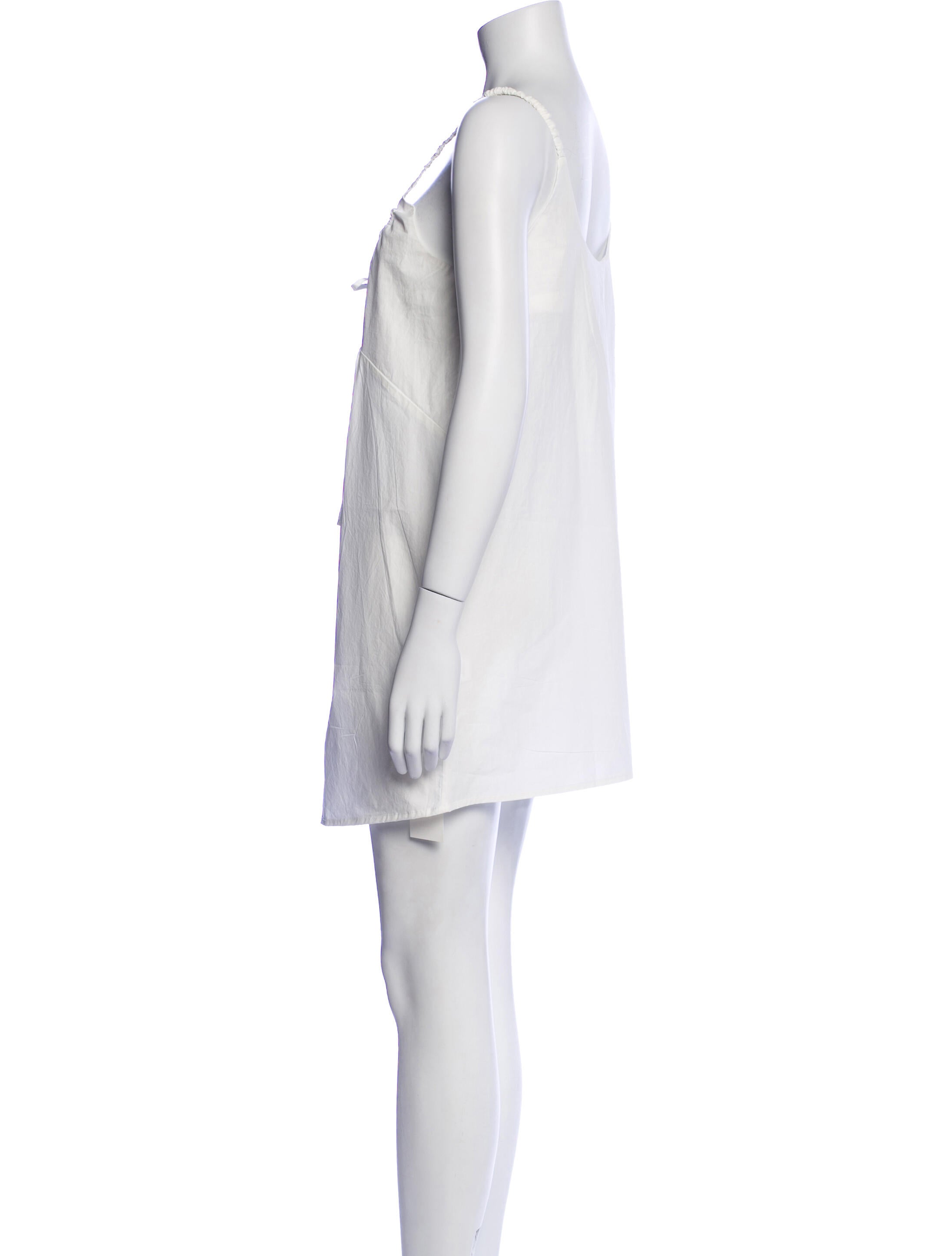 Deiji Studios Scoop Neck Mini Dress