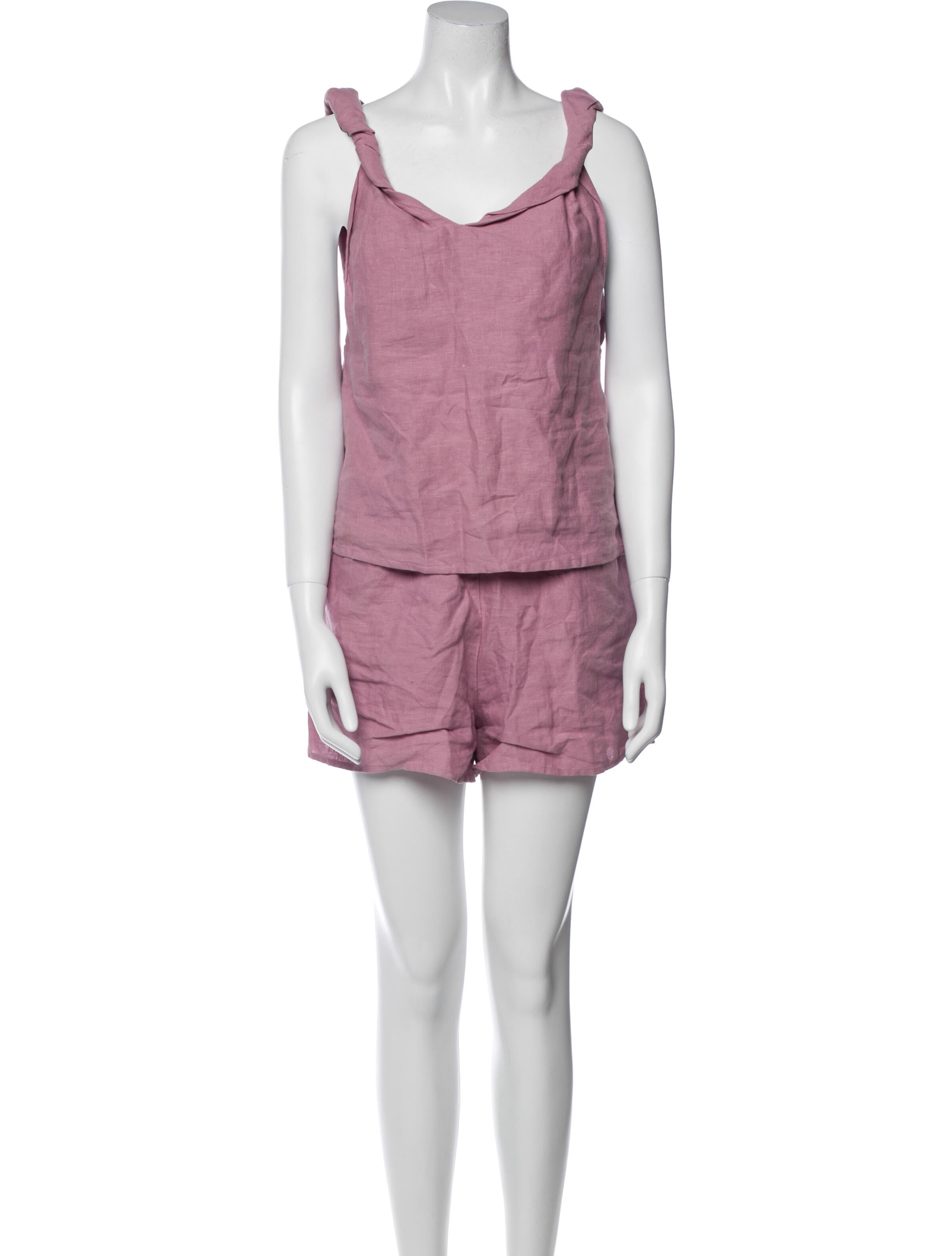 Deiji Studios Linen Short Set