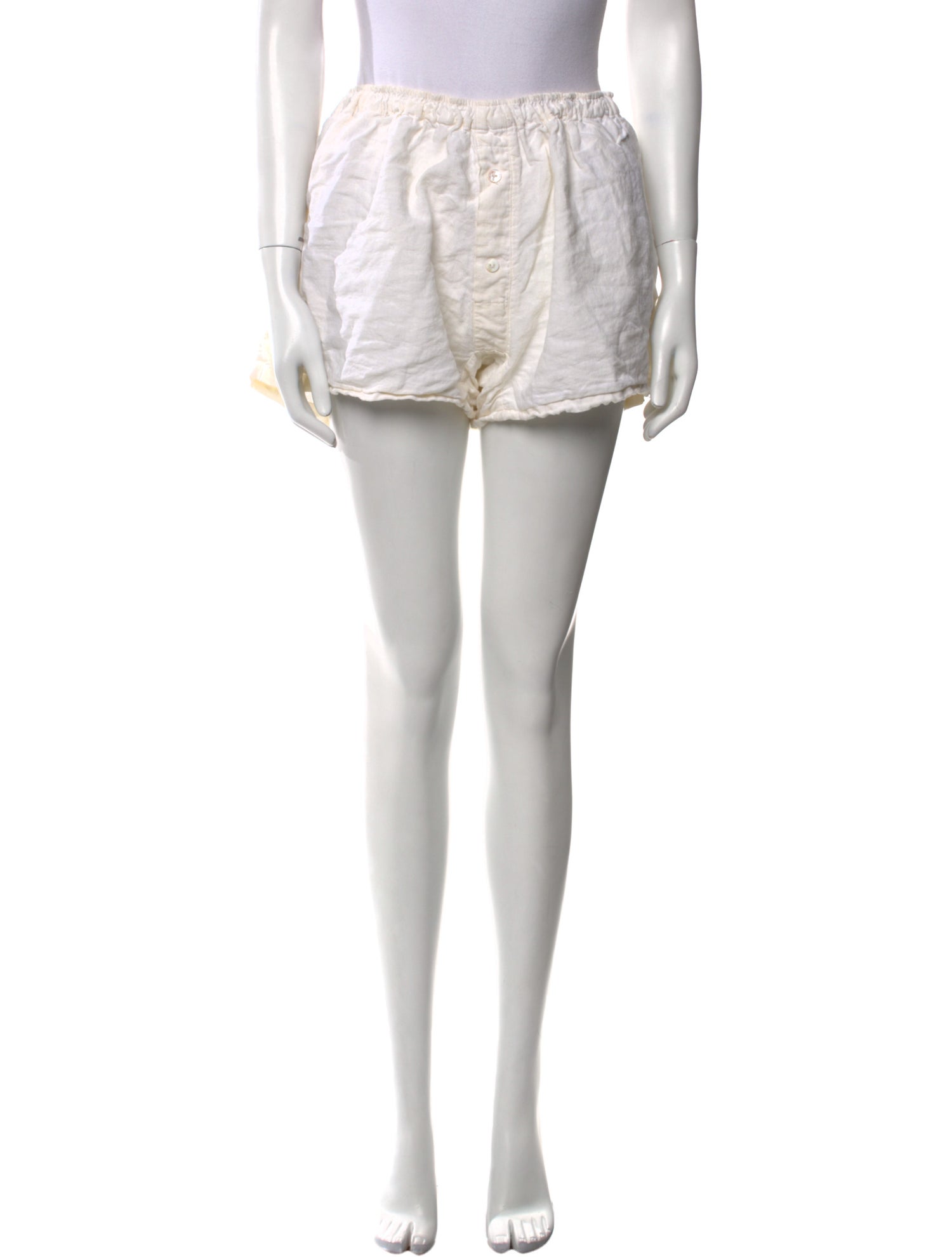 Deiji Studios Linen Mini Shorts