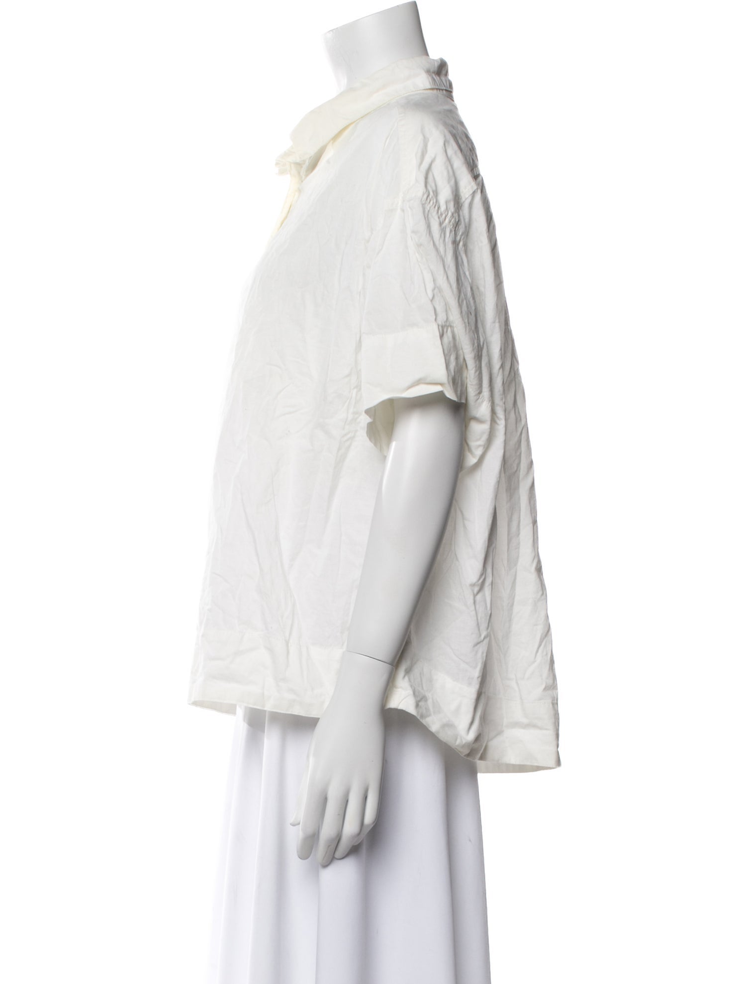 Deiji Studios Short Sleeve Button-Up Top