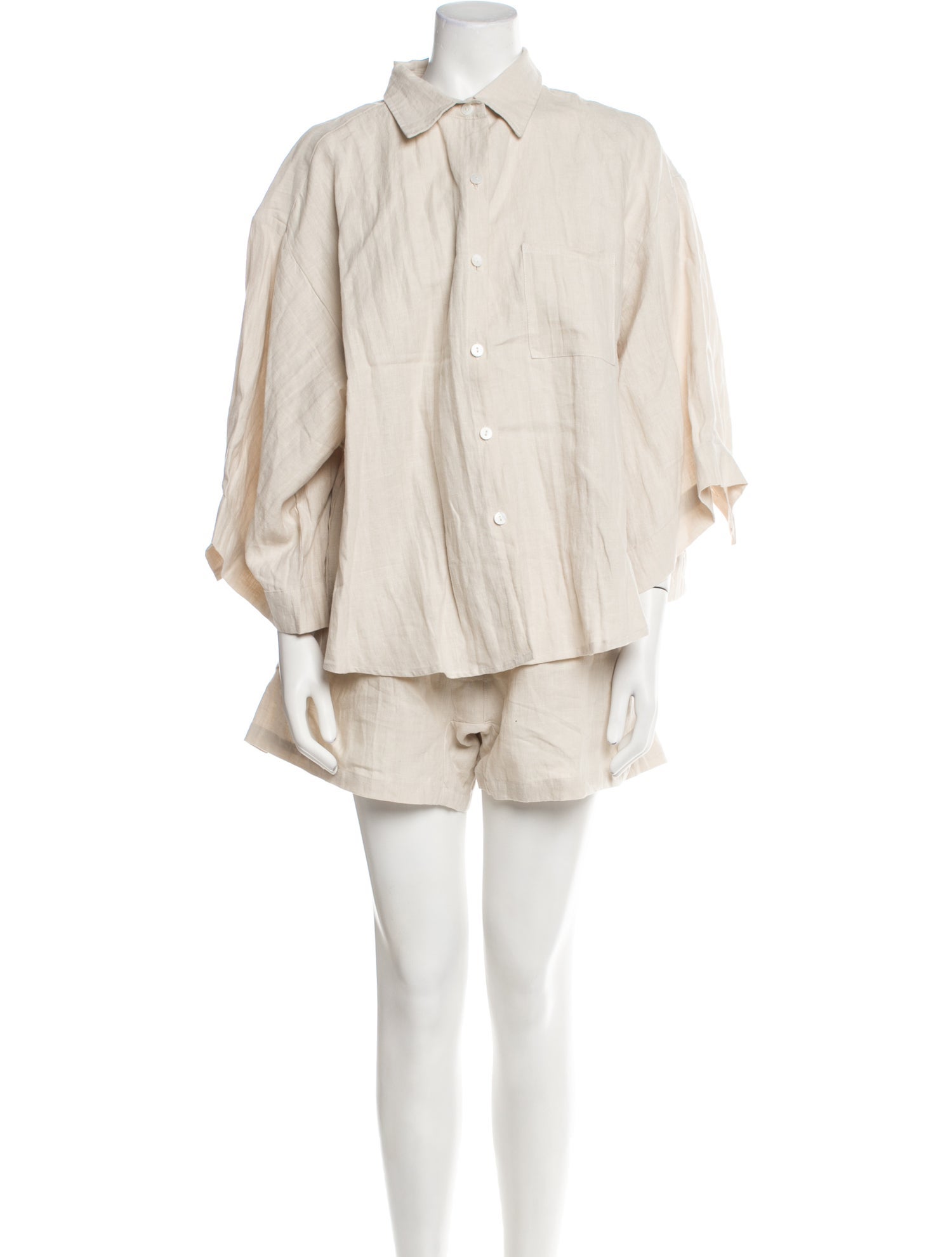 Deiji Studios Linen Short Set