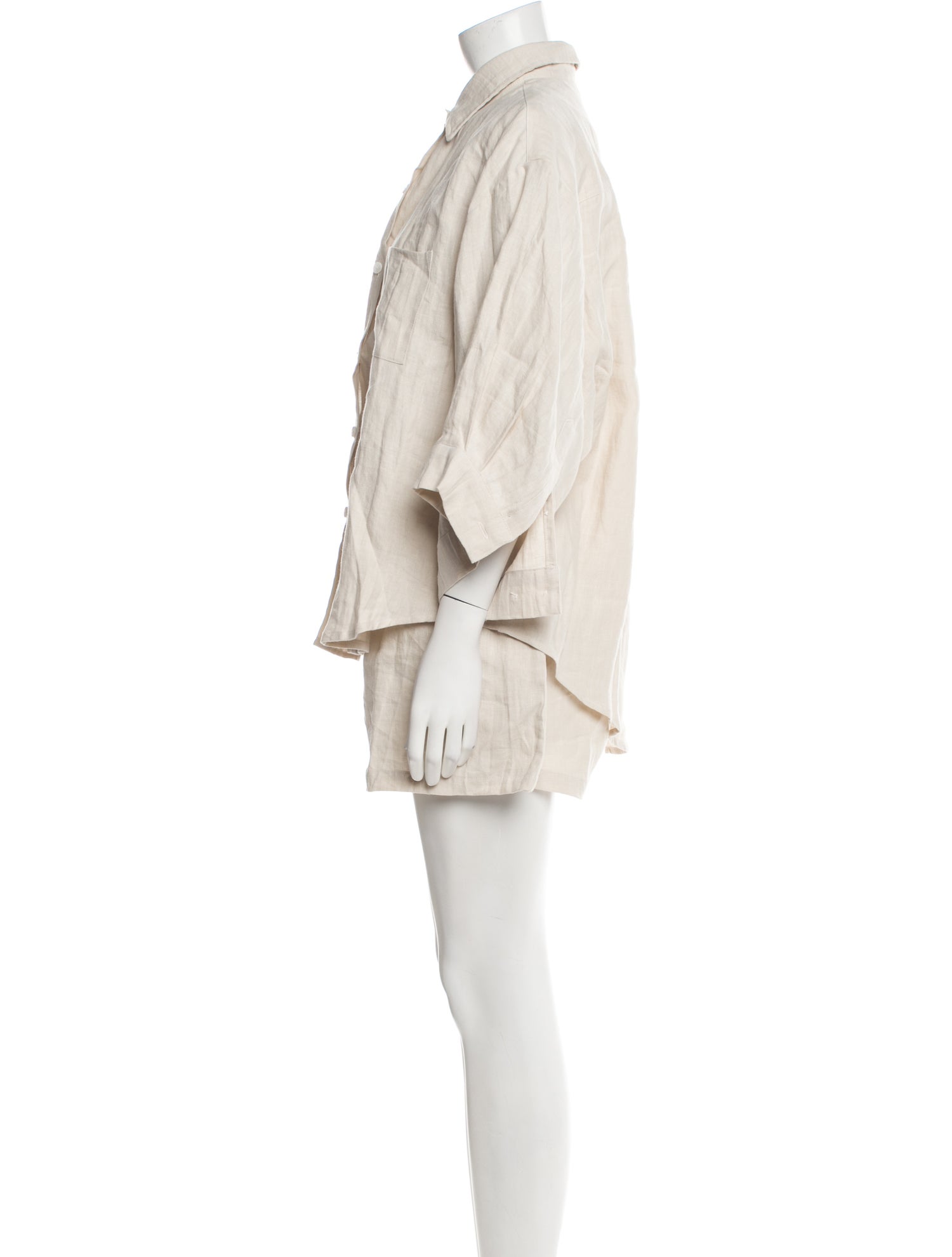 Deiji Studios Linen Short Set