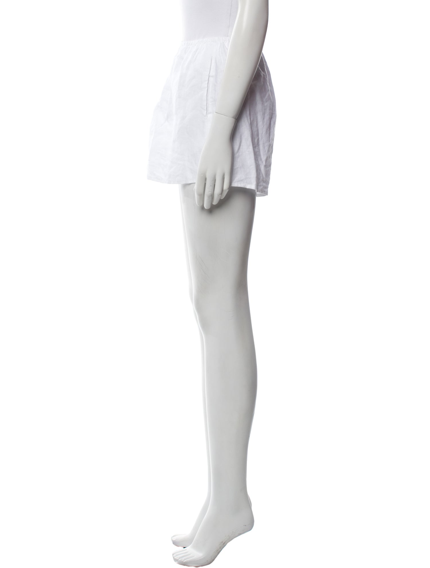 Deiji Studios Linen Mini Shorts